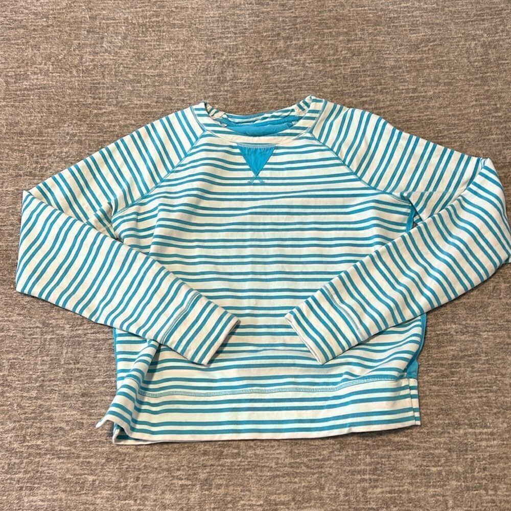Striped blue lululemon shirt